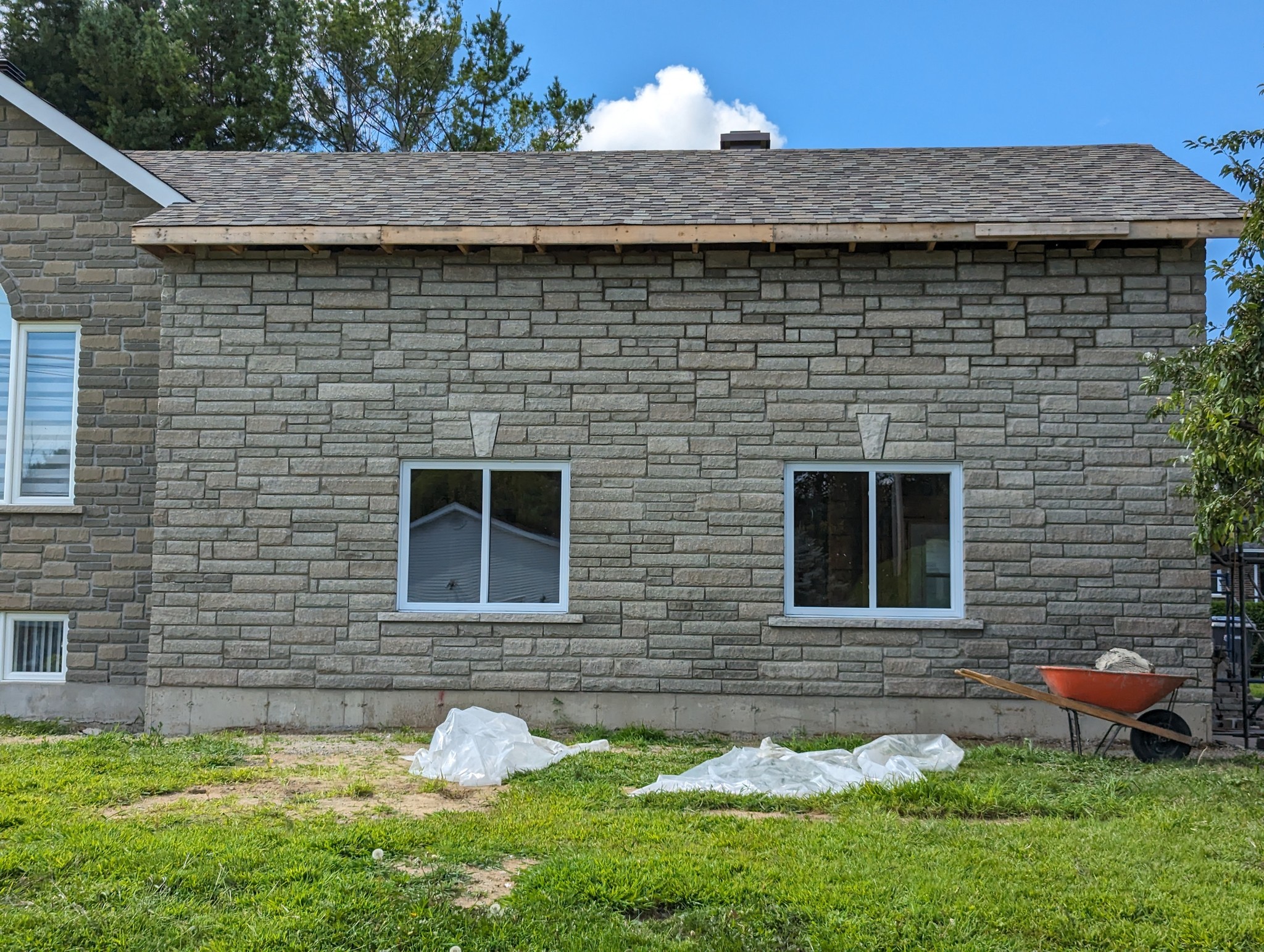 Rénovation mur de briques